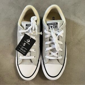 Converse Glitter CTAS Ox Wolf Grey/Black/White M5/W7 NWT